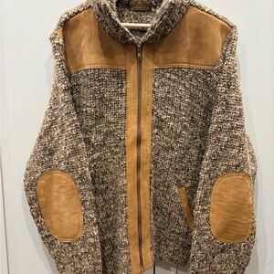 Vintage Tundra Extra Virgin Wool Knitted Zip Up RARE